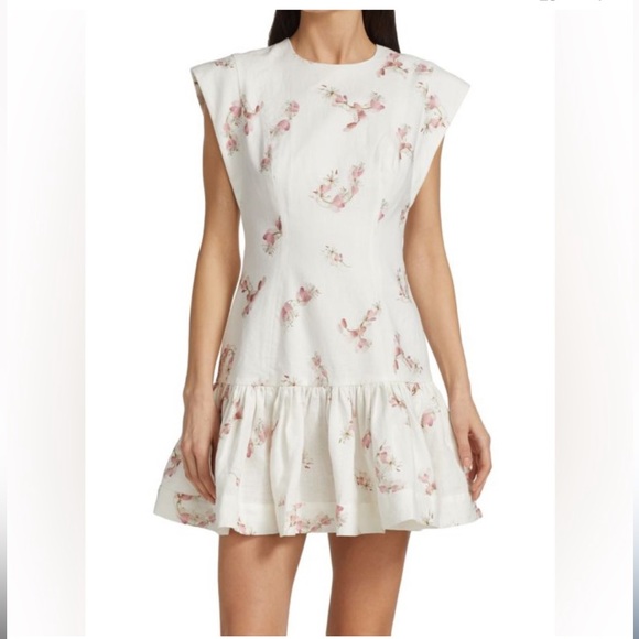 Zimmermann flounce mini dress, LIKE NEW - Picture 1 of 4